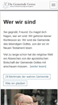 Mobile Screenshot of diegemeindegottes.com