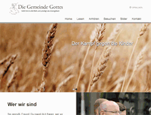 Tablet Screenshot of diegemeindegottes.com